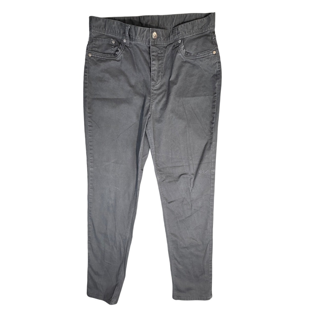 Ring of Fire Mens Size 20 Charcoal Gray Slim Straight Stretch Pants